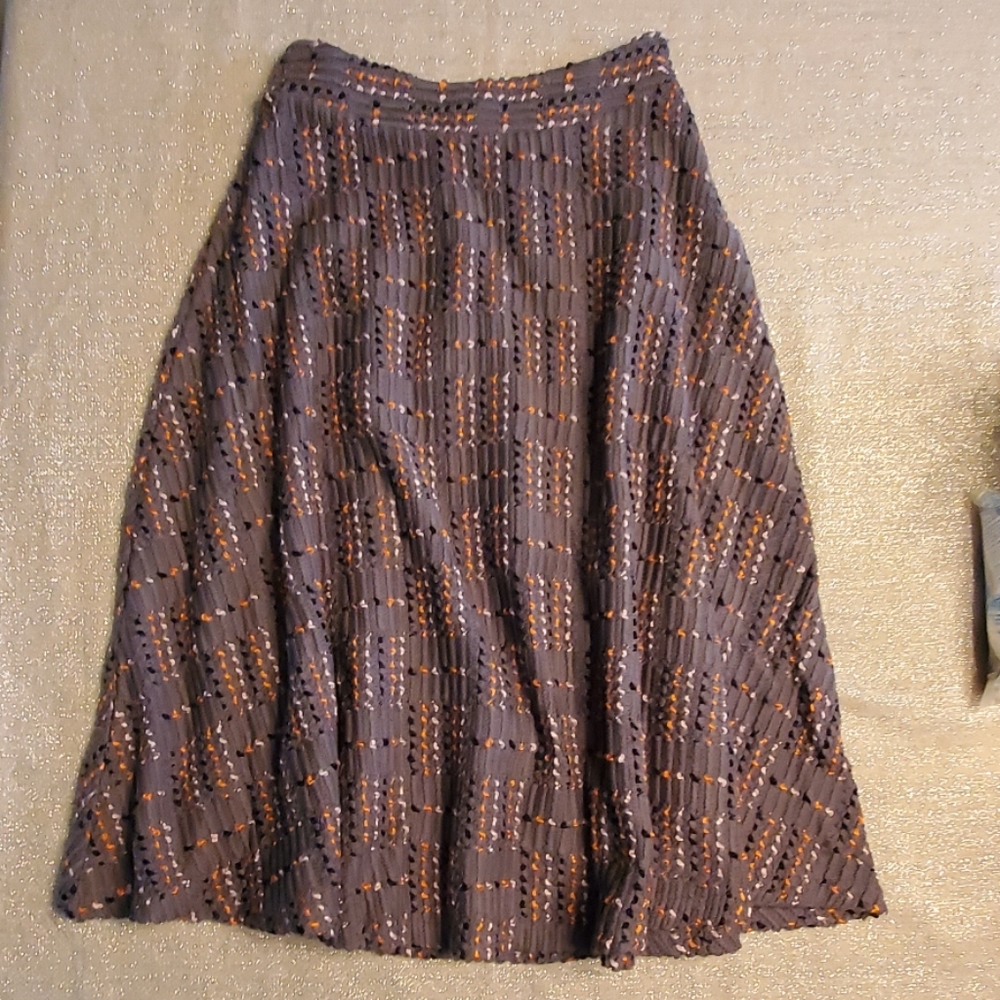 Maeve by Anthropologie textured midi skirt